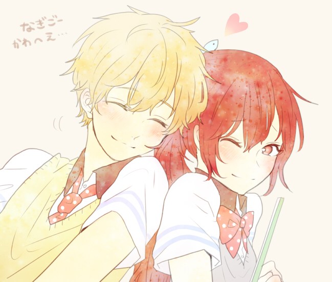 matsuoka gou and hazuki nagisa (free!) drawn by kurobuta_(pachiko)