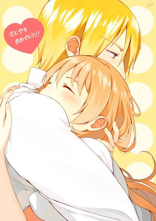 todoroki yachiyo and satou jun (working!!) drawn by hako_ichiiro
