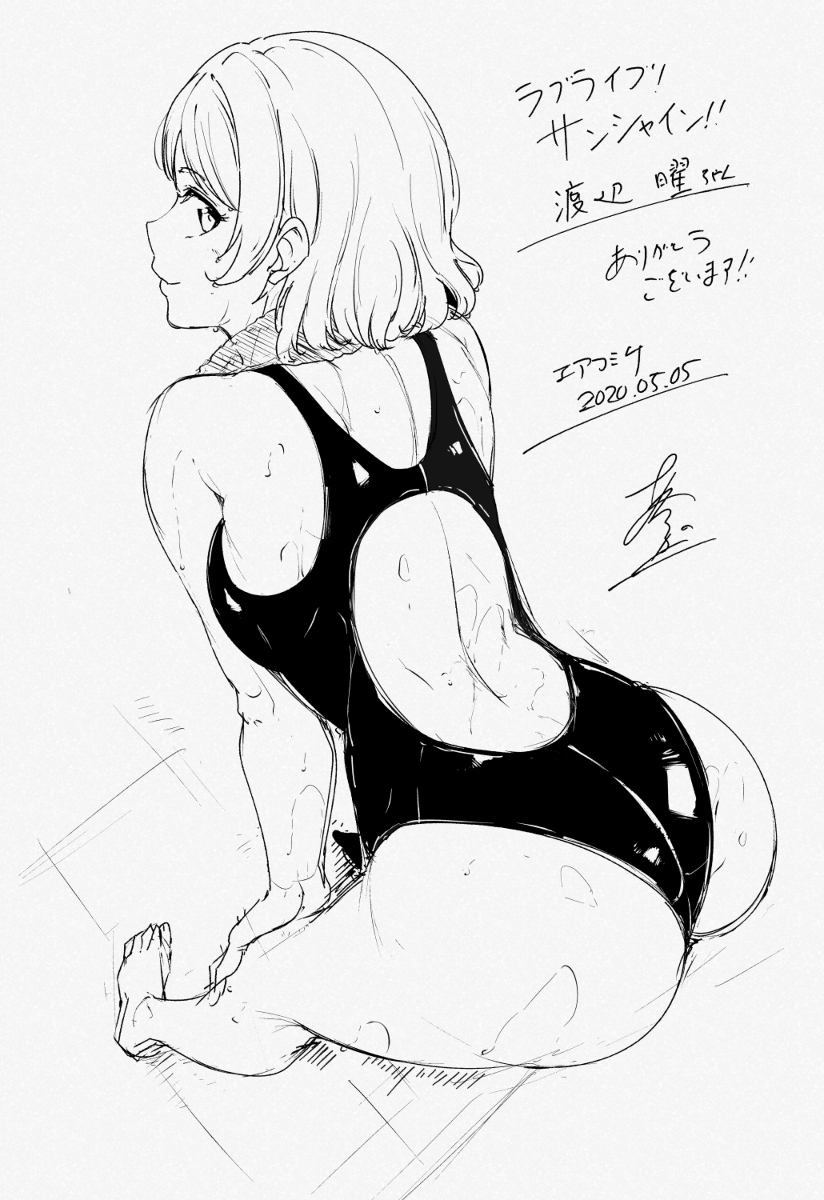 watanabe you (love live! and 1 more) drawn by alp