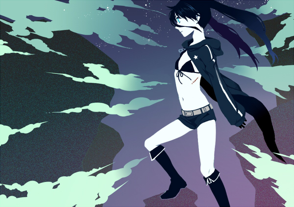 black rock shooter (black rock shooter) drawn by chika_(mysweetgarden)