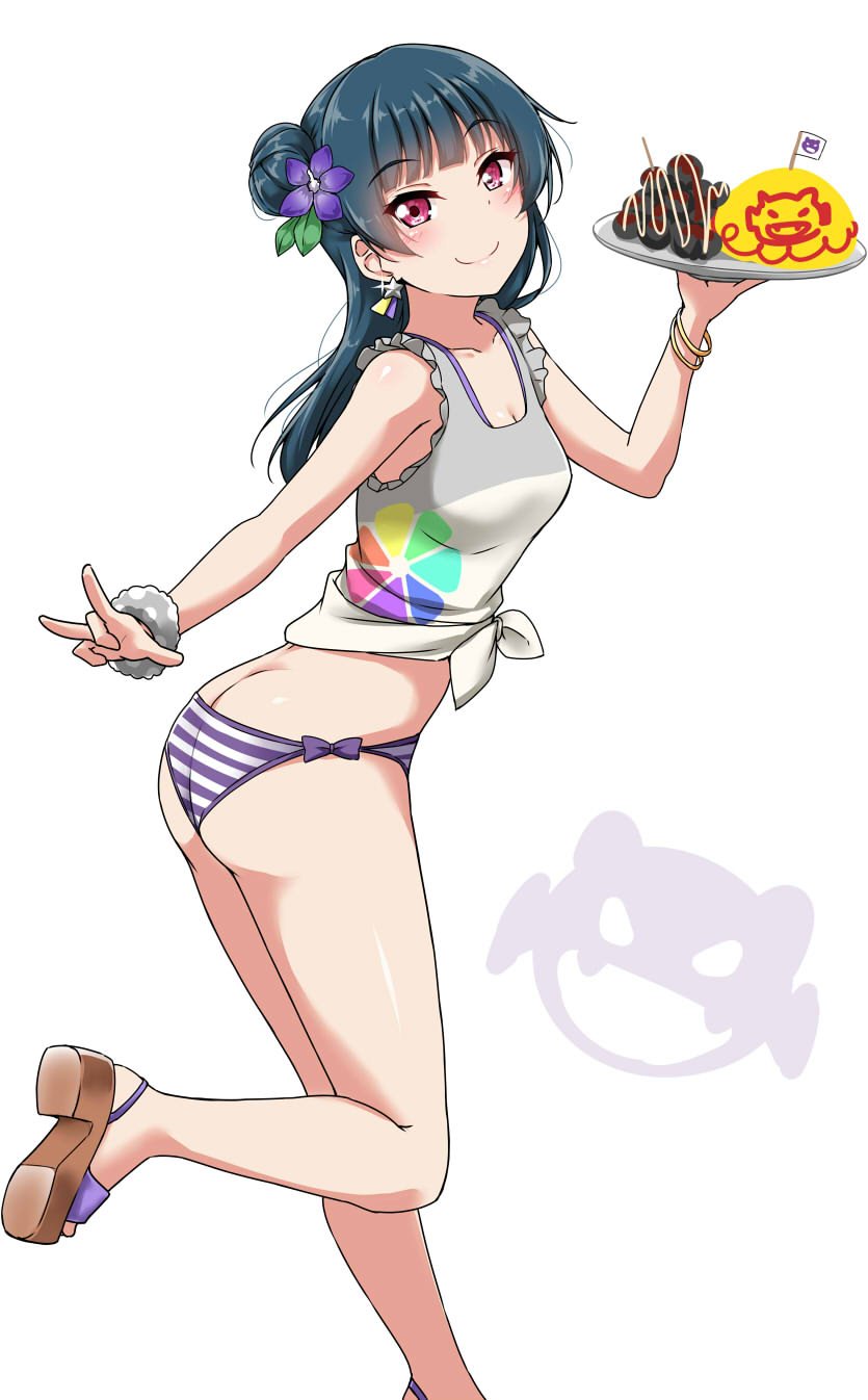 tsushima yoshiko (love live! and 1 more) drawn by yopparai_oni