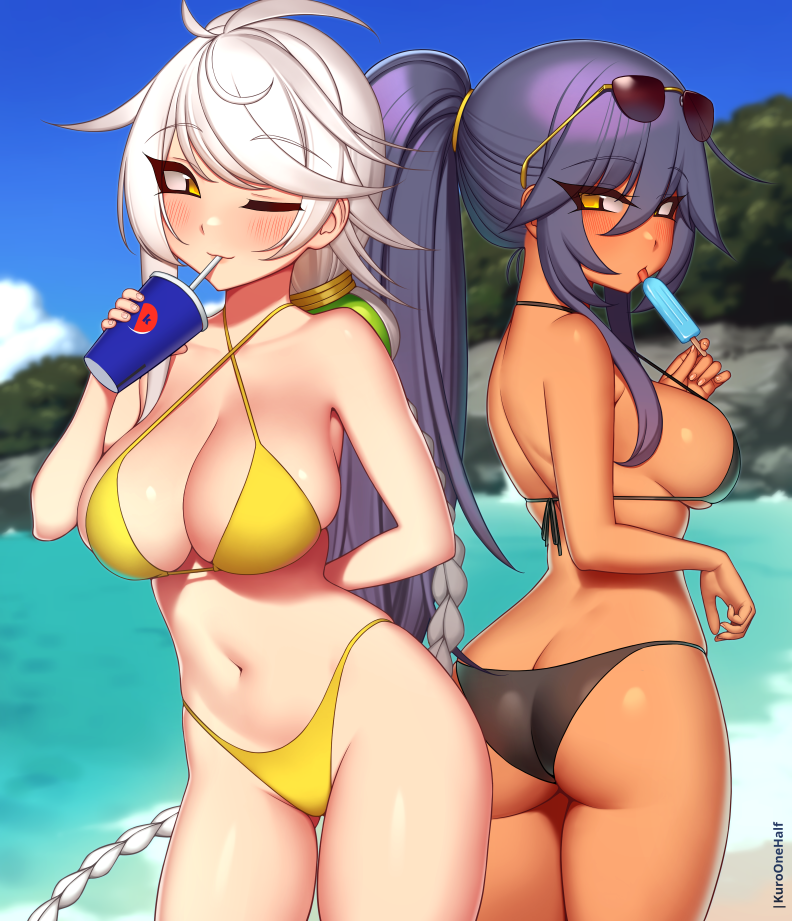 unryuu and chinatsu (original and 1 more) drawn by kuroonehalf