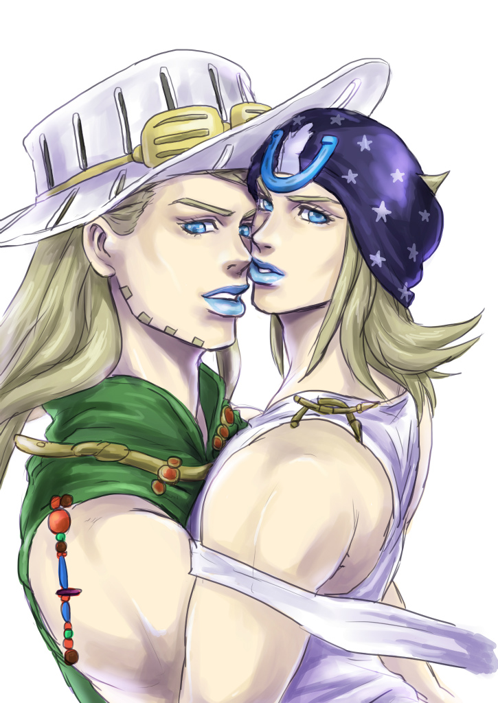 johnny joestar and gyro zeppeli (jojo no kimyou na bouken and 1 more) drawn by ryugue
