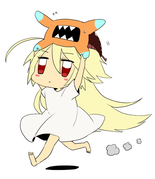 lambda-11 and tartar (blazblue) drawn by yuya_(oshidori)