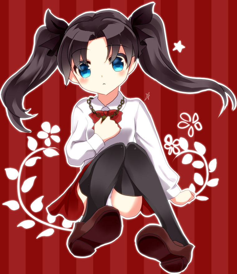 tohsaka rin (fate and 2 more) drawn by miu_(3dango71)