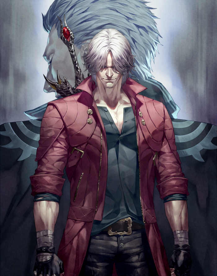 dante and vergil (devil may cry and 1 more) drawn by talgi