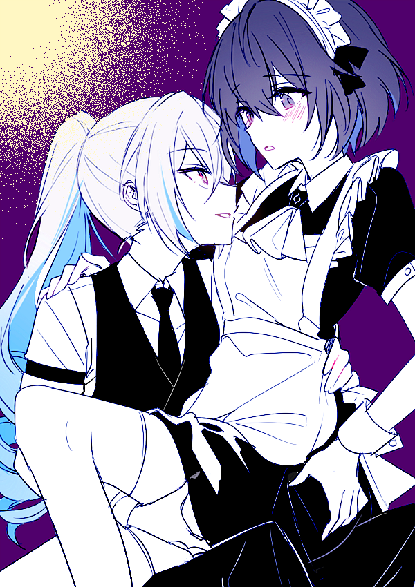 bronya zaychik and seele vollerei (honkai and 1 more) drawn by 6_(yuchae)