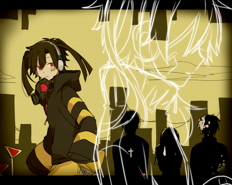 konoha and enomoto takane (kagerou project) drawn by aaniko