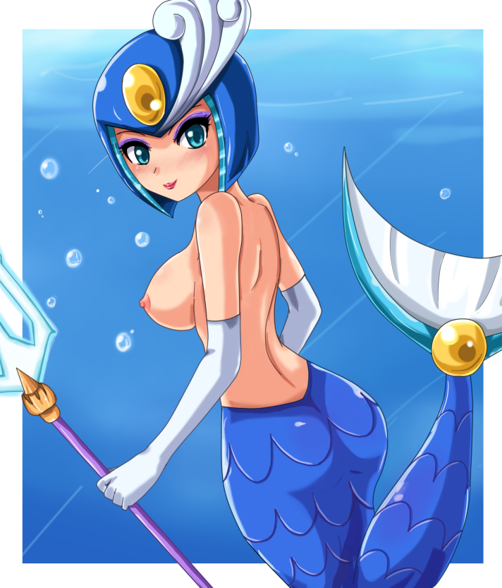 splash woman (mega man and 1 more) drawn by sigurd_hosenfeld