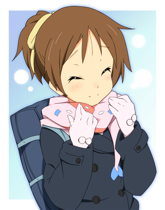 hirasawa ui (k-on!) drawn by ashita_kara_ganbaro