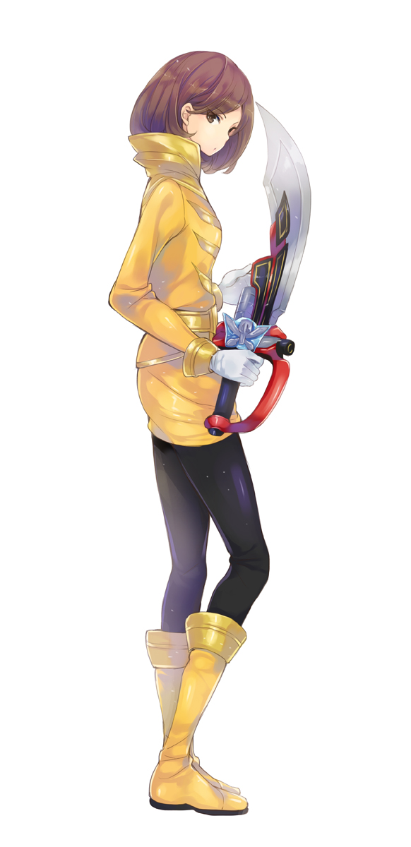 luka millfy and gokai yellow (super sentai and 1 more) drawn by chiko_(mizuho)