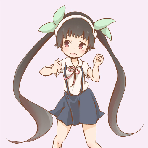 hachikuji mayoi (monogatari) drawn by makurano.