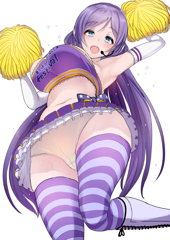 tojo nozomi (love live! and 2 more) drawn by miyamoto_issa