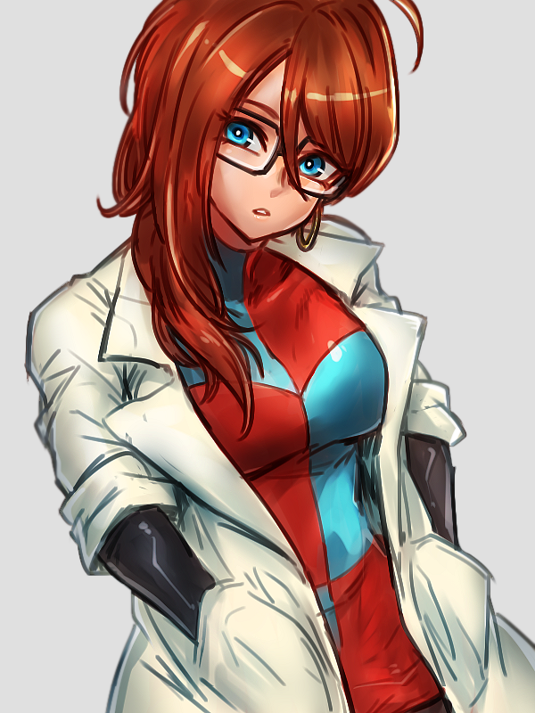 android 21 (dragon ball and 1 more) drawn by kemachiku