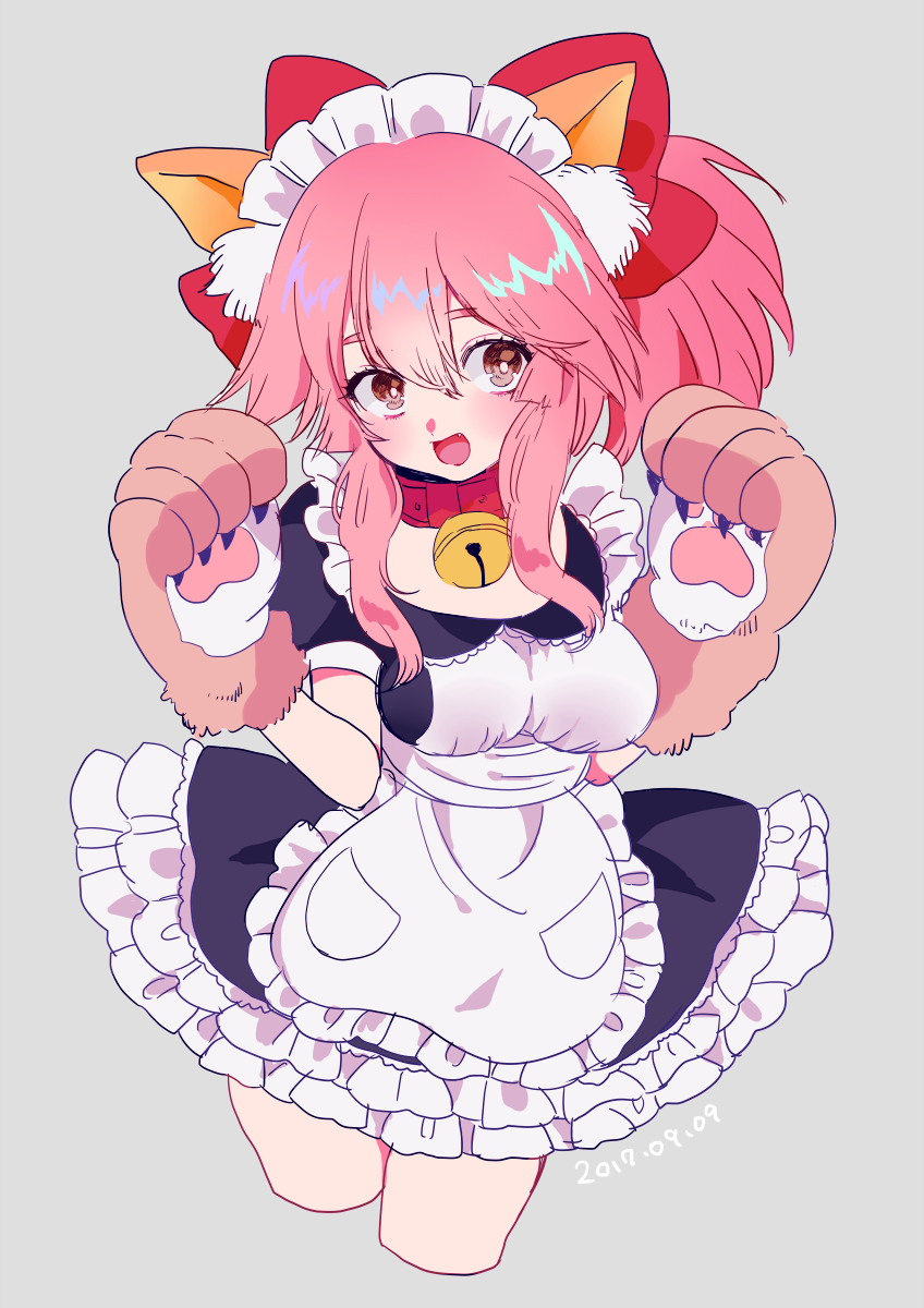 tamamo and tamamo cat (fate and 1 more) drawn by murasaki_pomeranian