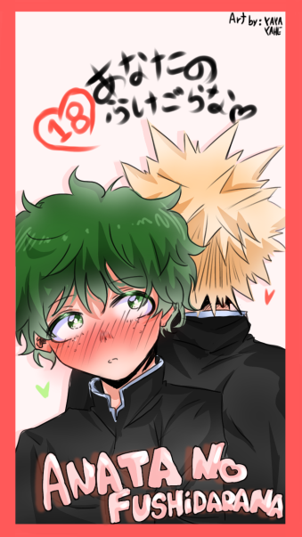 midoriya izuku and bakugou katsuki (boku no hero academia) drawn by sodachan