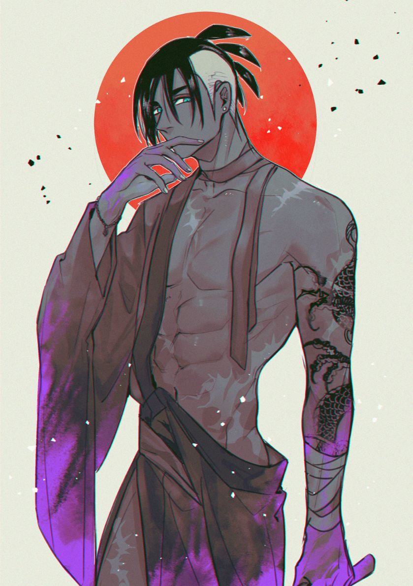 raihan (pokemon and 1 more) drawn by chiyo_(miichiyochin)