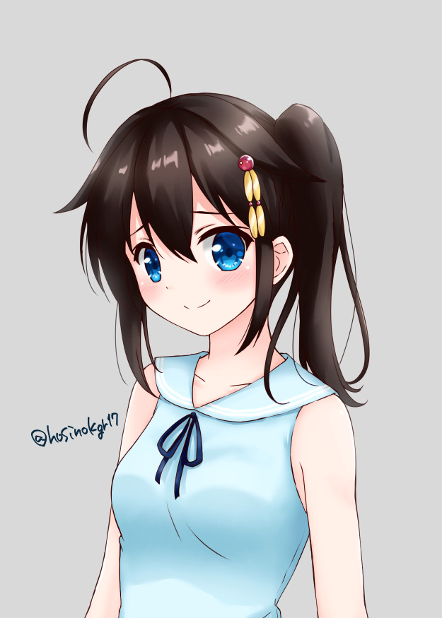 shigure and shigure kai ni (kantai collection) drawn by hoshino_kagari