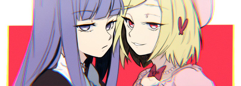 frederica bernkastel and lambdadelta (umineko no naku koro ni) drawn by pmagosh