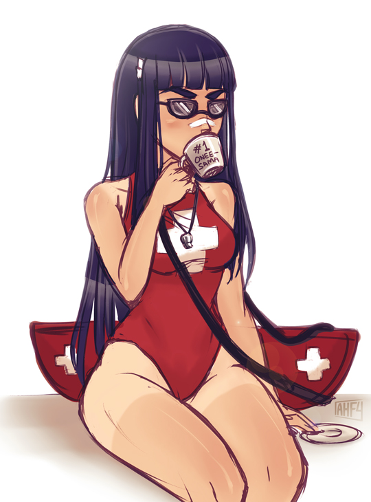 kiryuuin satsuki (kill la kill and 1 more) drawn by iahfy