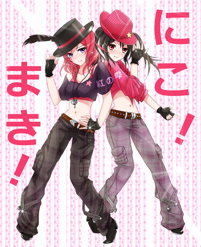 nishikino maki and yazawa nico (love live! and 1 more) drawn by kurenai_no_shizuku