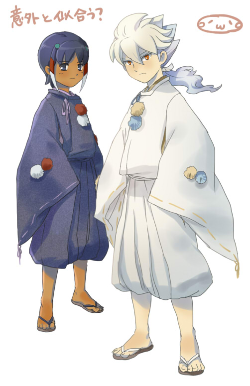 hakuryuu and shuu (inazuma eleven and 1 more) drawn by mizuhara_aki