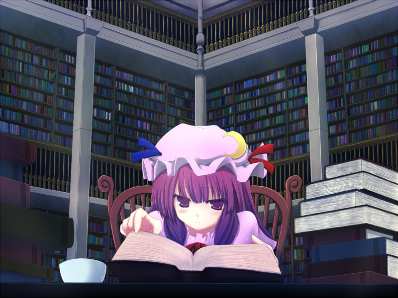 patchouli knowledge (touhou) drawn by rasha