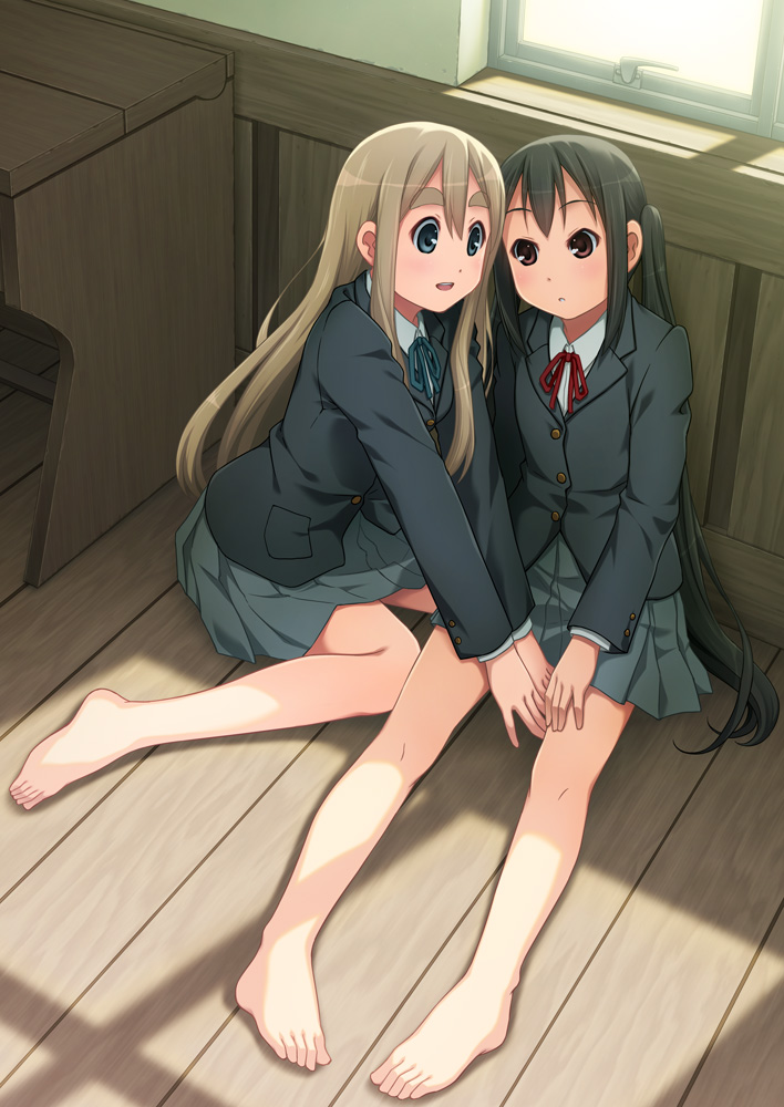 nakano azusa and kotobuki tsumugi (k-on!) drawn by sayousuke