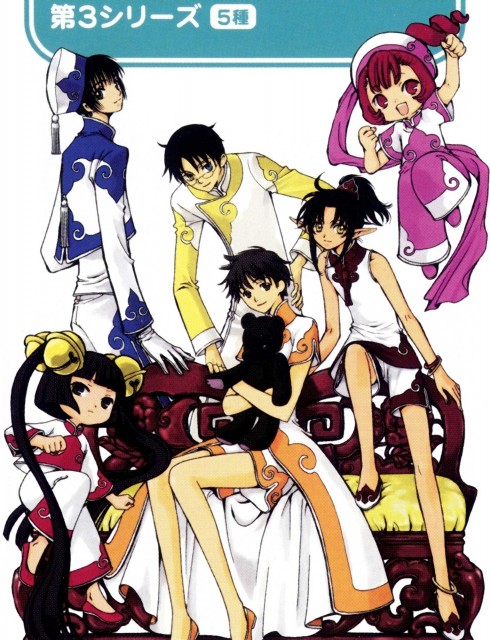 chobits and 4 more drawn by clamp_(circle)