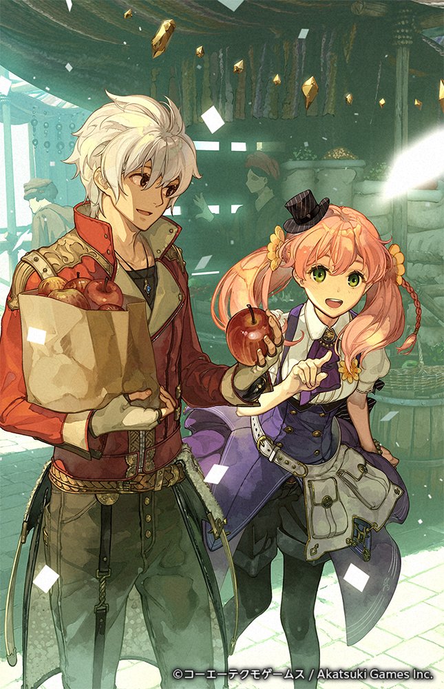 escha malier and logix ficsario (atelier and 2 more) drawn by hidari_(left_side)