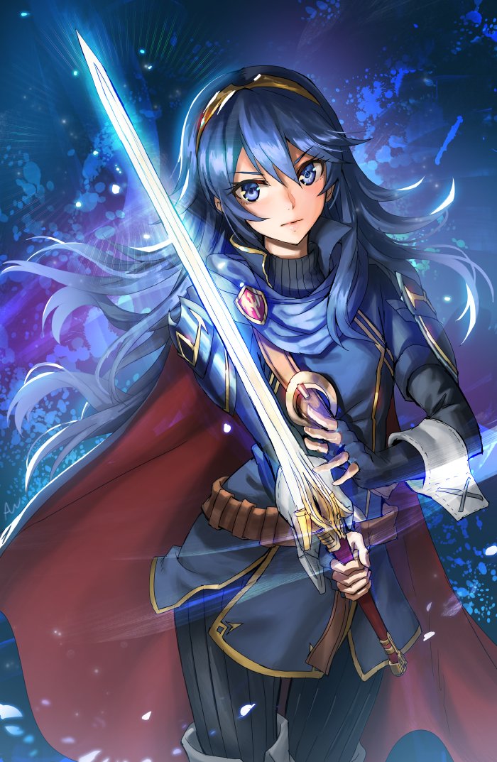 lucina (fire emblem and 1 more) drawn by athenawyrm