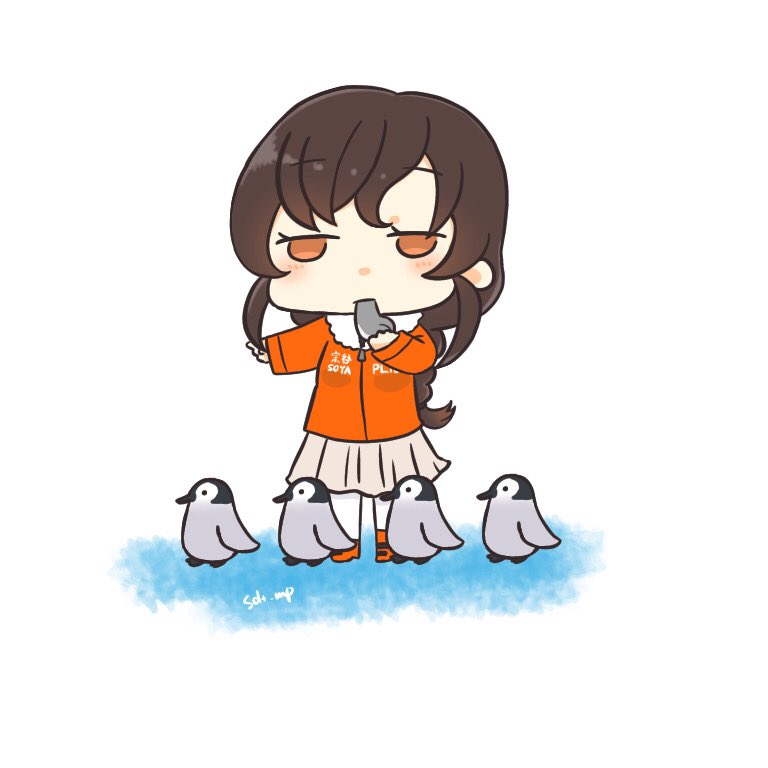souya and souya agb (kantai collection) drawn by karin.