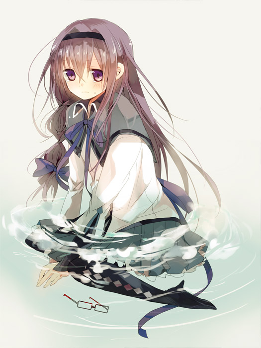 akemi homura (mahou shoujo madoka magica) drawn by amana_raika
