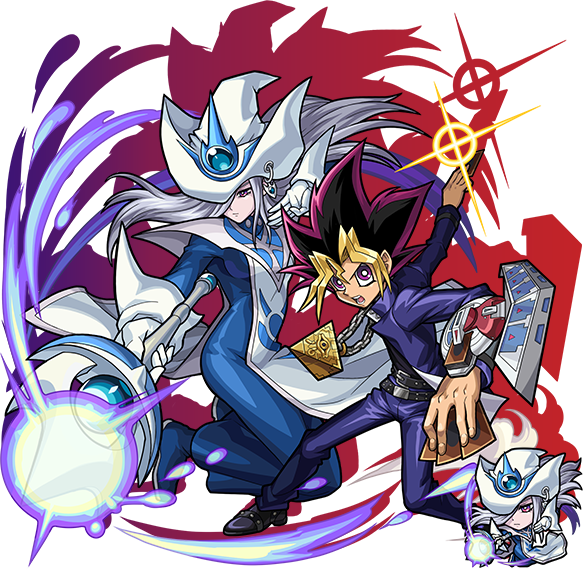 muto yugi and silent magician (yu-gi-oh! and 1 more)