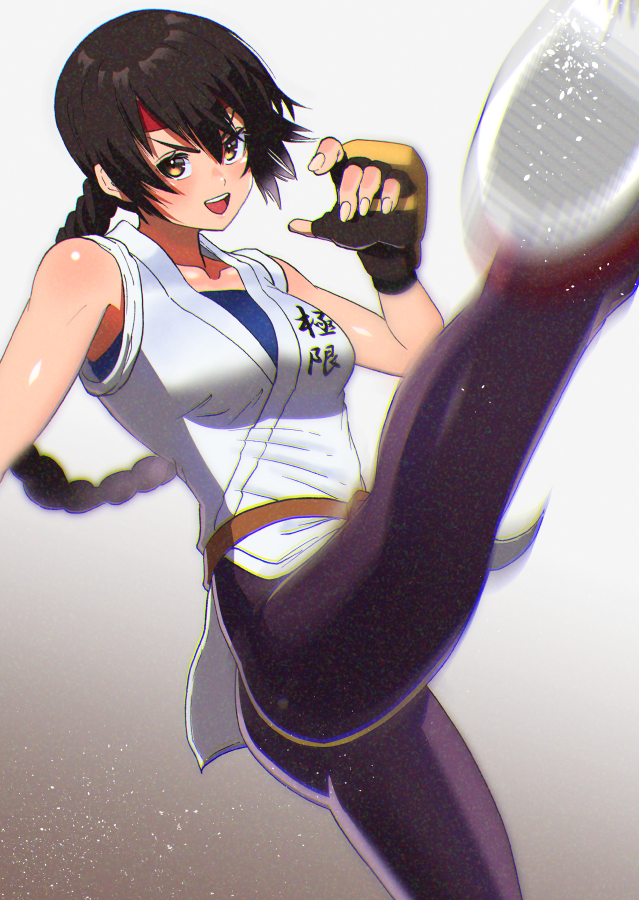 yuri sakazaki (the king of fighters and 2 more) drawn by akisu_k