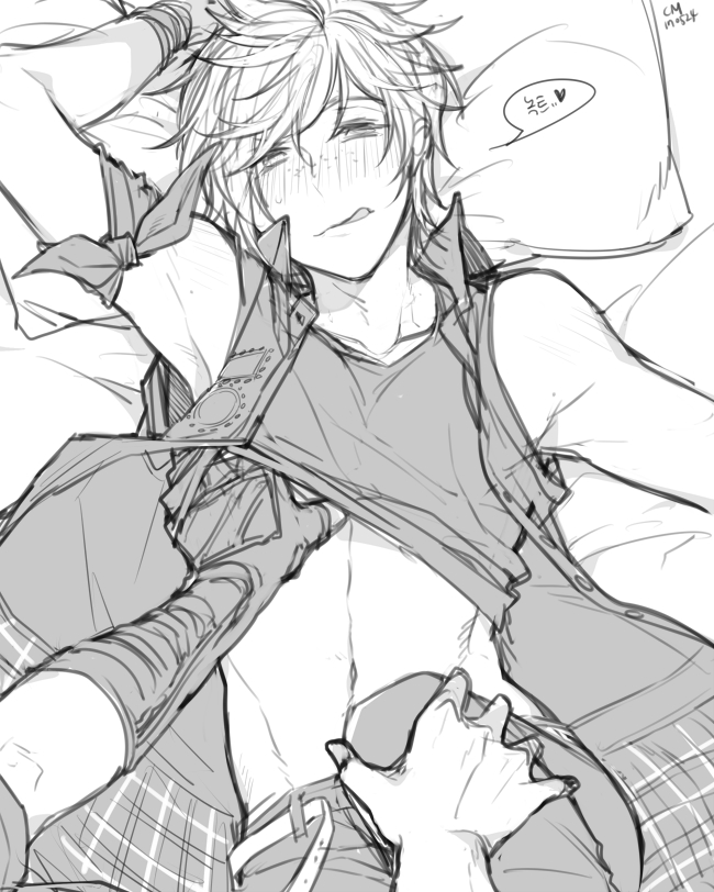 noctis lucis caelum and prompto argentum (final fantasy and 1 more) drawn by cm_(tenji1352)