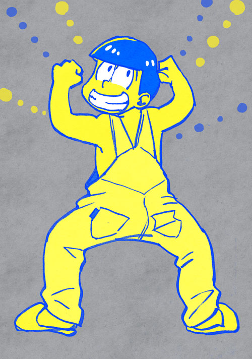 matsuno jyushimatsu (osomatsu and 1 more) drawn by sasaki_(crouton)