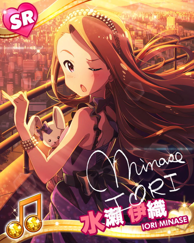 minase iori and usa-chan (idolmaster and 1 more)