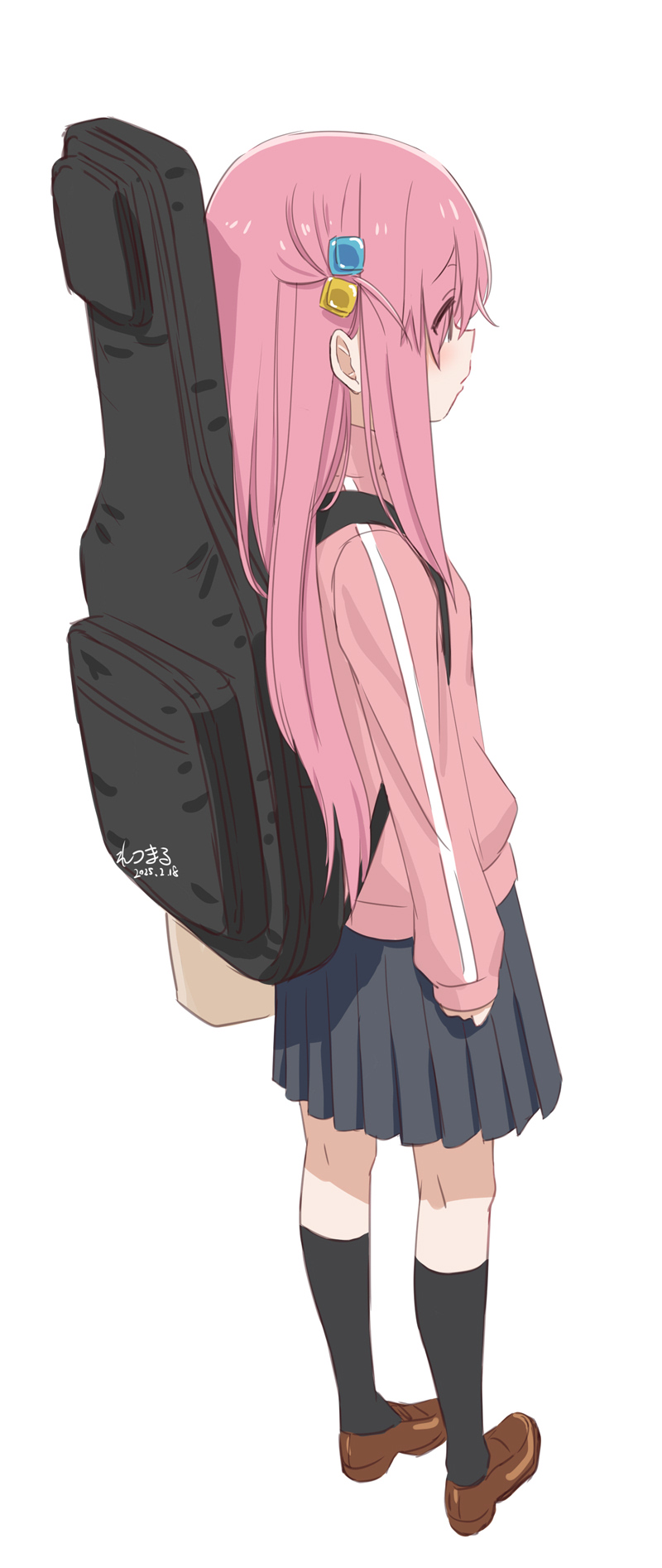 gotoh hitori (bocchi the rock!) drawn by retsumaru