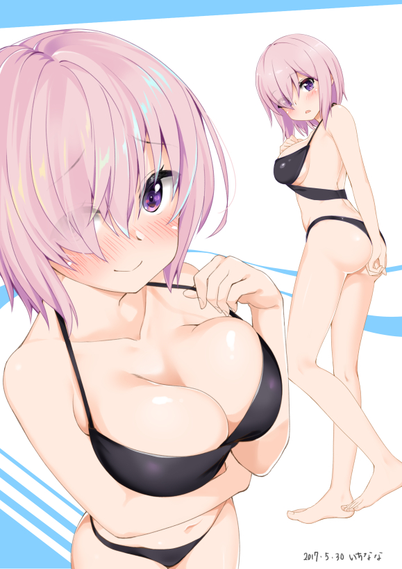 mash kyrielight (fate and 1 more) drawn by itinana