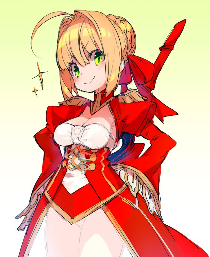 nero claudius (fate and 1 more) drawn by bukurote