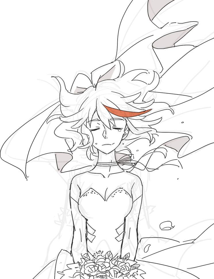 matoi ryuuko (kill la kill) drawn by mako_(macomaco7)