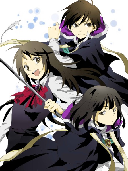 ratsbane finrandi, edge finrandi, and ratchett finrandi (majutsushi orphen) drawn by yonsuke_(speaker)