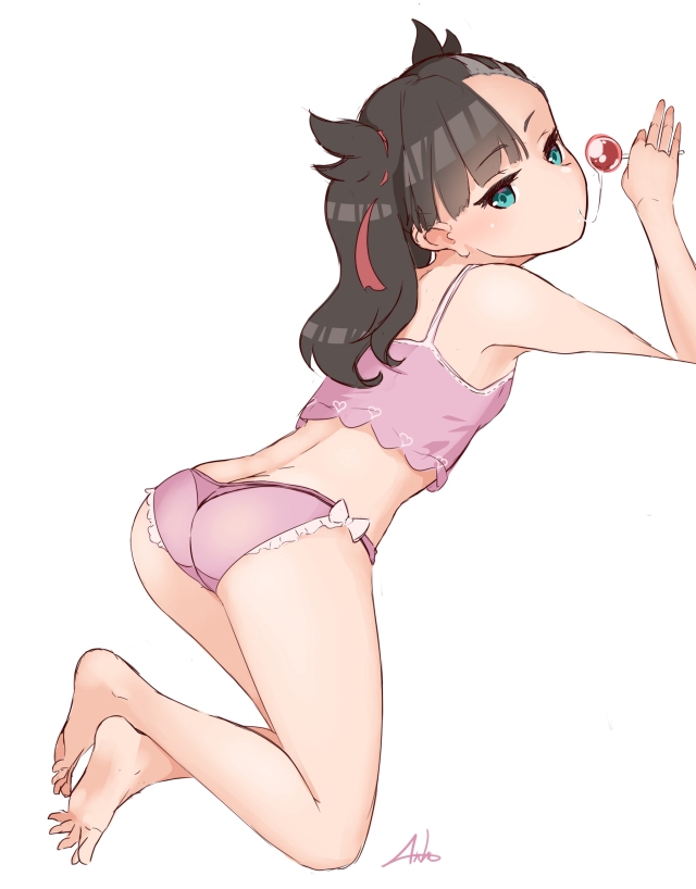 marnie (pokemon and 1 more) drawn by anho