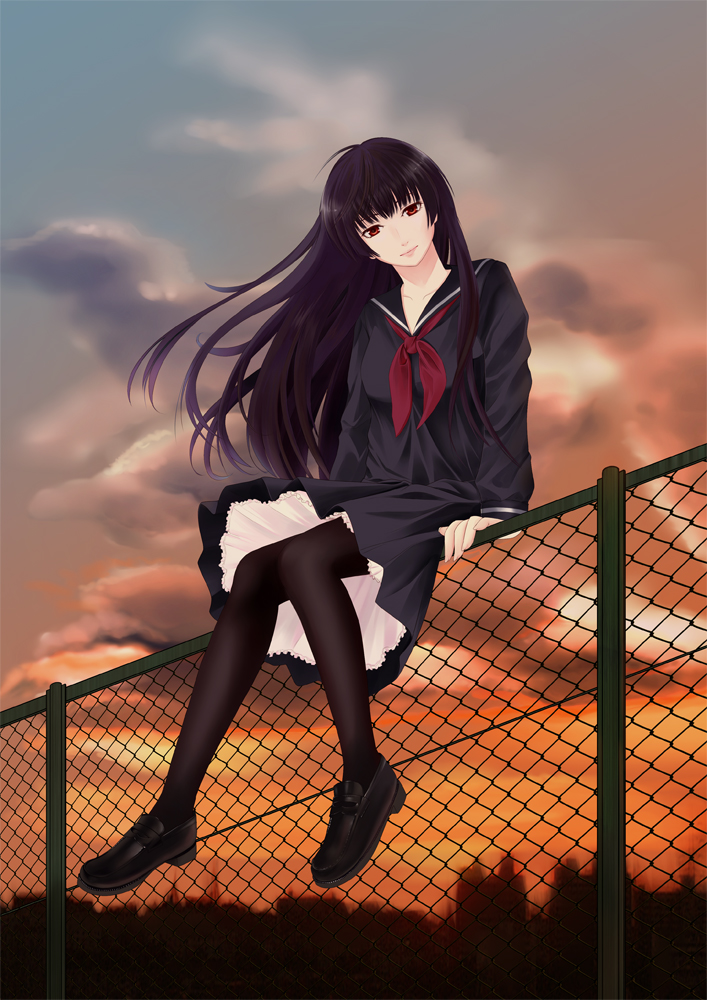 kanoe yuuko (tasogare otome x amnesia) drawn by zoom_(artist)
