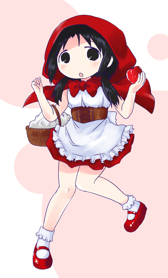 little red riding hood and chito (little red riding hood and 1 more) drawn by mukaibi_aoi