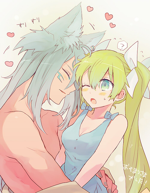 frey and leon (rune factory and 1 more) drawn by hima_ki