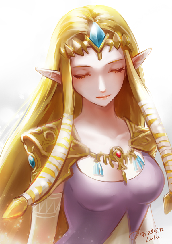 princess zelda (the legend of zelda and 1 more) drawn by ruru_(lulubuu)