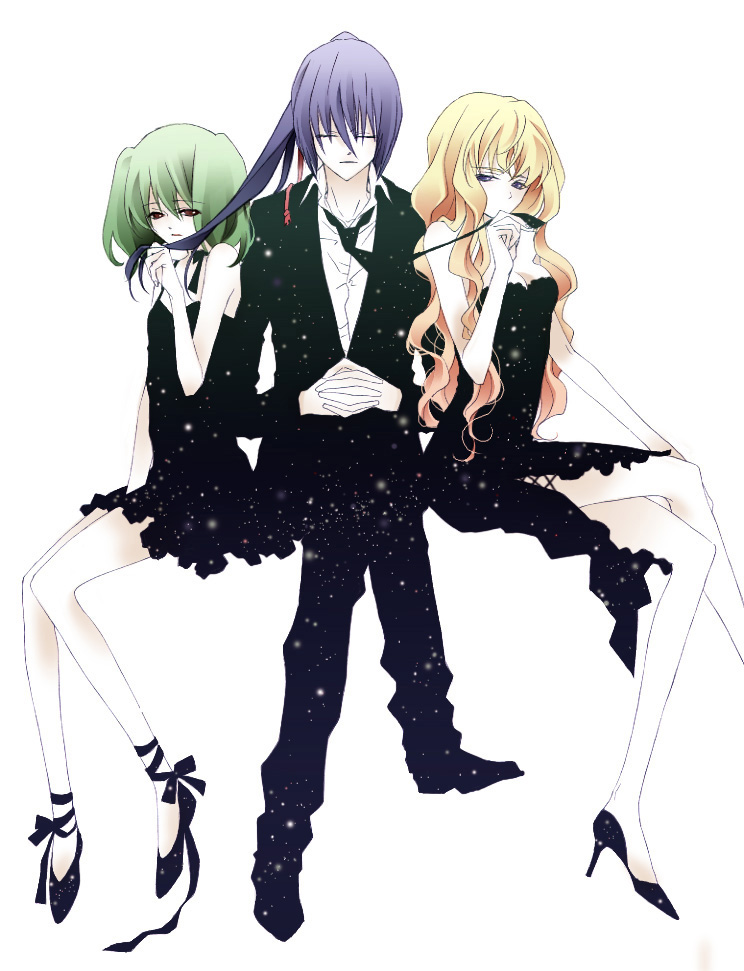 sheryl nome, ranka lee, and saotome alto (macross and 1 more) drawn by naoto_(tulip)