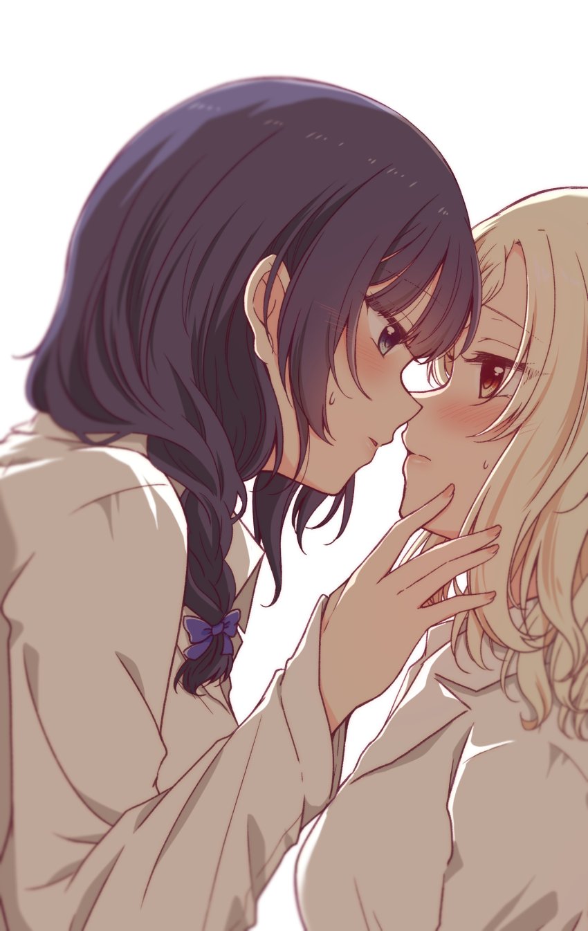 miyashita ai and asaka karin (love live! and 1 more) drawn by kuroda_roku_(345)